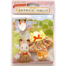 Sylvanian Families Toys Sylvanian Families Sylvanian Families D-25 Girl's Dress Orange