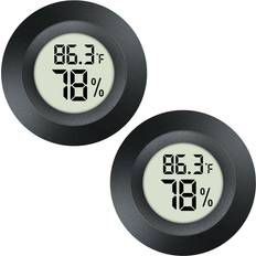 Thermometers & Weather Stations DWEPTU 2 Pcs Mini Digital Hygrometer Thermometer