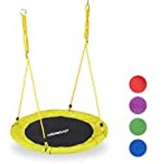 Relaxdays Round Nest Swing Adjustable 90 cm