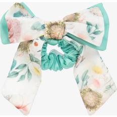 Hair Ties on sale Patachou Green Floral Hair Bow Elastic