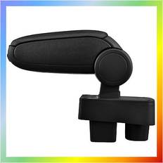 Vehicle Interior Skoda Roomster Fabia MK2 II 2007-2014 Centre Armrest Black Fabric Cloth