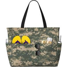 Beach Bags PAYOHTO Army Camouflage Large Beach Tote Bag - Sandproof