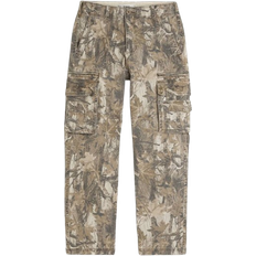 Camouflage Clothing Hollister Men's Heavyweight Loose Camo Cargo Pants - Tan Camo