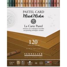 Sennelier La Carte Pastel Card Mixed Media Earth Tones 9.5x12" 410g 12 sheets
