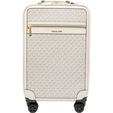 White Suitcases Michael Kors Small Signature Logo Suitcase 48cm