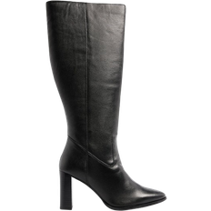 NA-KD Botas De Piel Hasta La Rodilla - Black
