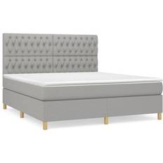 vidaXL Fabric Frame Bed 180x203cm