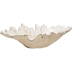 BigBuy Home Tray White Bowl 62cm