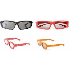 3D Glasses Ultra Family pack 2 adults 2 kids passive polorised 3d glasses tvs cinema for lg reald Multi