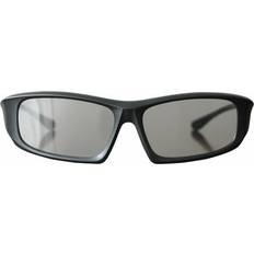 3D Glasses Ultra 1-5 pairs black adults passive circular polorised 3d glasses tvs cinema lg reald