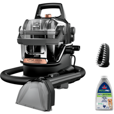 Green and black rug Bissell Little Green Hydrosteam PET Portable Carpet Cleaner 64 oz