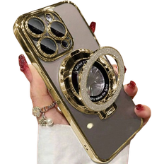 Shein Electroplated Metal Frame TPU Phone Case for Apple/Samsung/Xiaomi