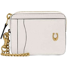 Coach Essential Chain Card Case - Brass/Chalk