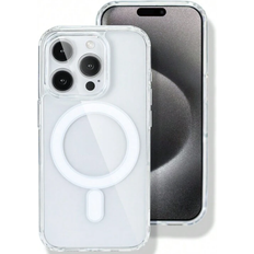 Samsung Galaxy S23 Mobile Phone Cases Shein Transparent Magnetic Wireless Charging Case for Galaxy S23