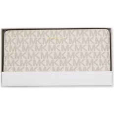Michael Kors Plånböcker & Nyckelhållare Michael Kors Large Signature Logo Snap-Front Wallet - Natural