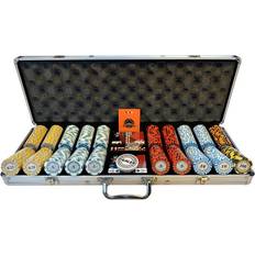 500 pokersæt Monte Carlo Poker Set 500 Chips Low Stakes