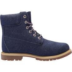 Blue Boots Timberland 6-Inch Premium Lace-Up Boot - Dark Blue Canvas