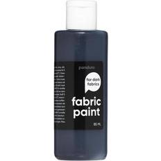 Tekstilfarve sort Panduro Fabric Paint för Mörkt tyg Svart 85ml