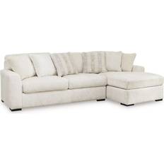 Signature Design by Ashley Chessington Ivory Sofa 106" 2pcs 3 Seater