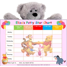 Personalised Potty Toilet Training Chart