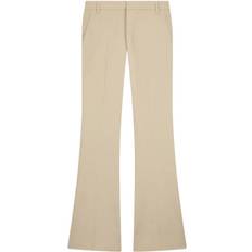 Dondup Dam Byxor Dondup Wide Trousers High Waist Chino - Beige