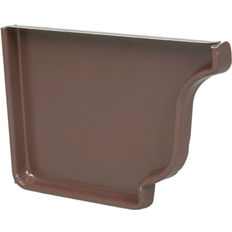 Aluminum K Style End Cap 5-in x 1-ft