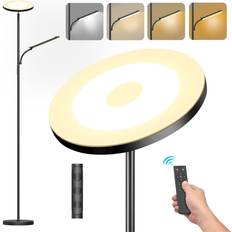 Ivy Bronx LED Uplighter 36W 18W Reading Lamp 2700K-6500K Floor Lamp