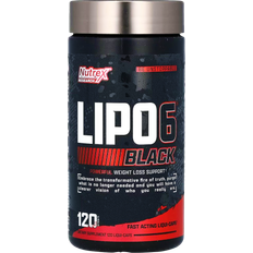 Verbessert die Muskelfunktion Gewichtskontrolle & Detox Nutrex Lipo-6 Black 120 Stk.