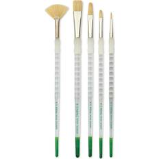 Hobbymaterial Royal & Langnickel Long Handle Soft Grip Bristle Variety Brush Set of 5 SG505
