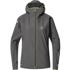 Haglöfs Damen L.I.M Tempo Trail Proof Jacke grau