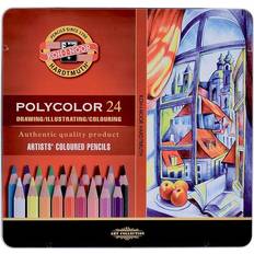 Hobbymaterial Koh-I-Noor Polycolor Artists' Coloured Pencils 24-pack