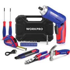 Tool Kits WORKPRO Home 3.7V Rotatable Electric Screwdriver 18pcs Tool Kit