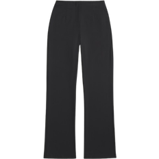 Viscose Clothing Abercrombie & Fitch High Rise Slim Boot Trouser - Black