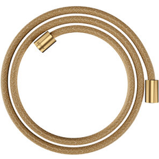 Shower Hoses Axor Shower Solutions Textile Hose with Cylindrical Nut 63 in Brushed Gold