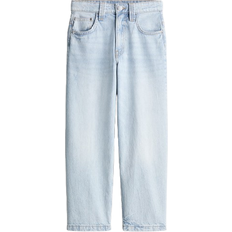 Blau Hosen H&M Baggy Fit Jeans - Blau