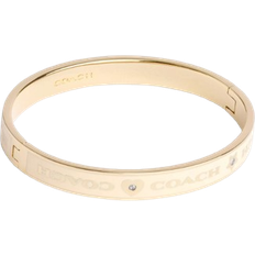 Coach Heart And Star Bangle - Gold/Beige/Transparent