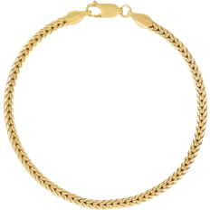 Esquire Squared Franco Link Chain Bracelet - Gold