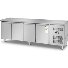 60cm Neveras Royal Catering Mesa Refrigerada 450 L 4 Puertas Plata