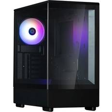 Micro pc Zalman P10 Tempered Glass Black