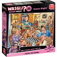 Jumbo Wasgij Destiny 25 Games Night 1000 Bitar