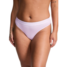 Victoria's Secret Logo Cotton Thong Panty - Hope Lilac