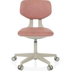 Skrivbordsstolar Barnrum hjh OFFICE Snurrstol För Barn Kid Classic Tyg Rosa