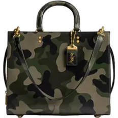 Coach Rogue Bag With Camo Print - Brass/Green Multi