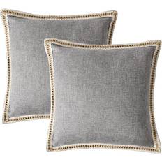 Homechoice International Group Color Cushion Cover Gray (45.7x45.72cm)
