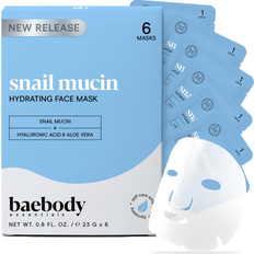 Baebody Snail Mucin Face Masks 6-pack