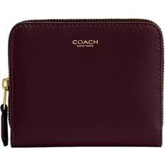 Coach New York Billfold Wallet - Brass/Merlot