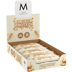 More Nutrition White Chocolate Peanut Caramel 50g 10 Stk.