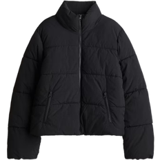 H&M Nylon Puffy Jacket - Negro