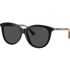 Burberry Solbriller Burberry Uld Stilfulde Solbriller 55 MM - Sort