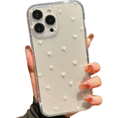 Shein Phone Case with Heart Pattern for iPhone 13/14/16 Pro Max